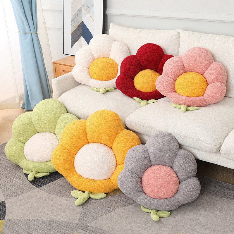 Kawaii Therapy Pastel Daisy Pillow