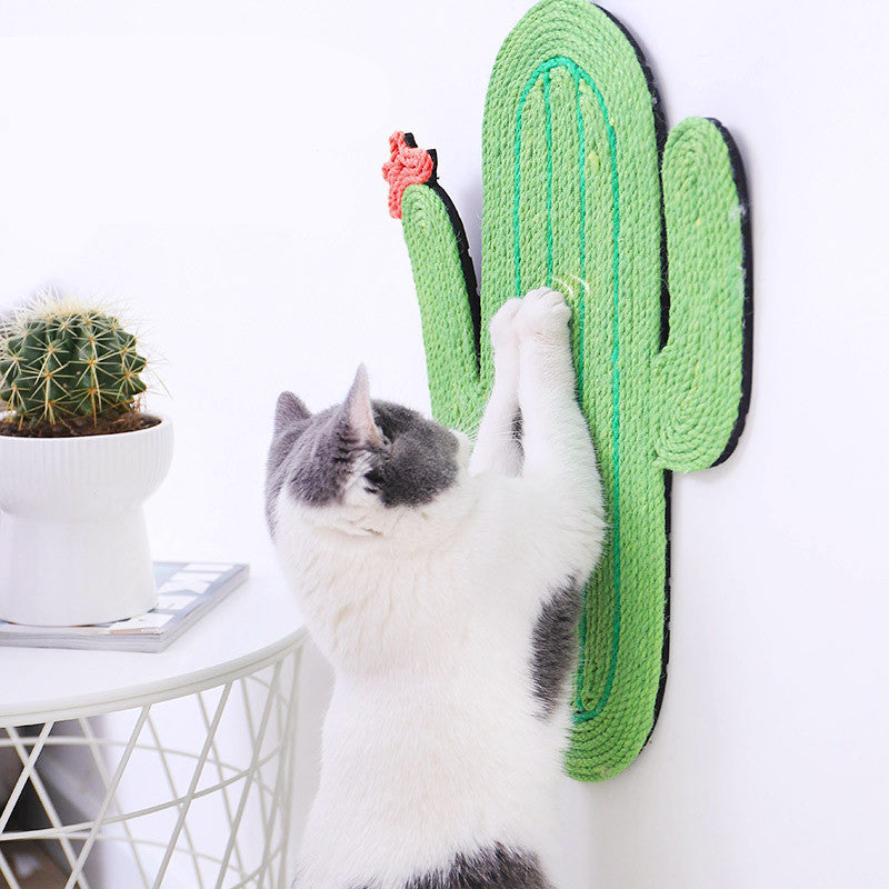 Cactus and Fish Wall Cat Scratcher