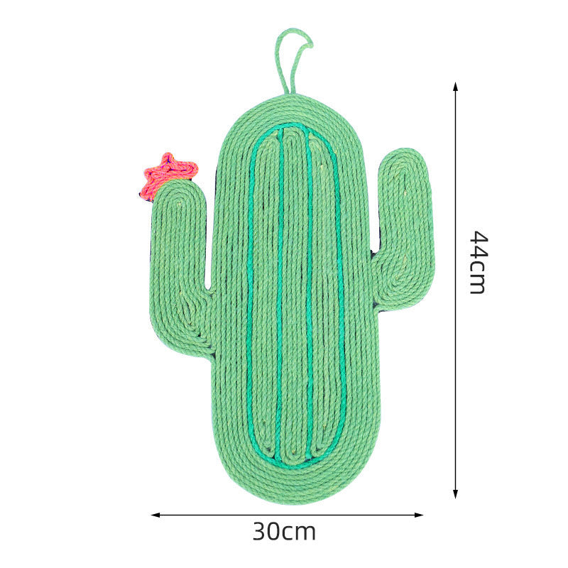 Cactus and Fish Wall Cat Scratcher