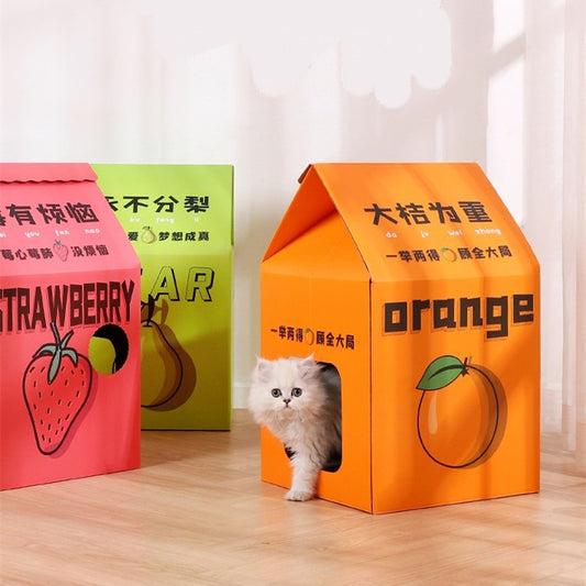 Milk Cat Juice  Box Pet Bed