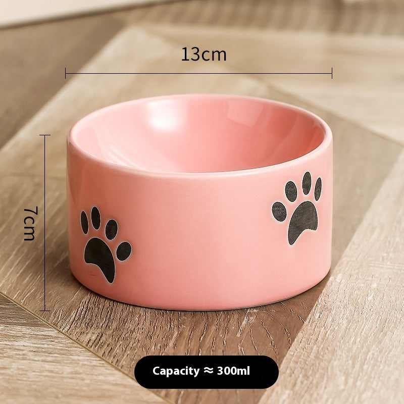 Ceramic Cat Feeding Bowl