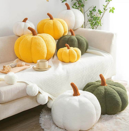 Teddy Fleece Pumpkin Pillow Sofa Pillow