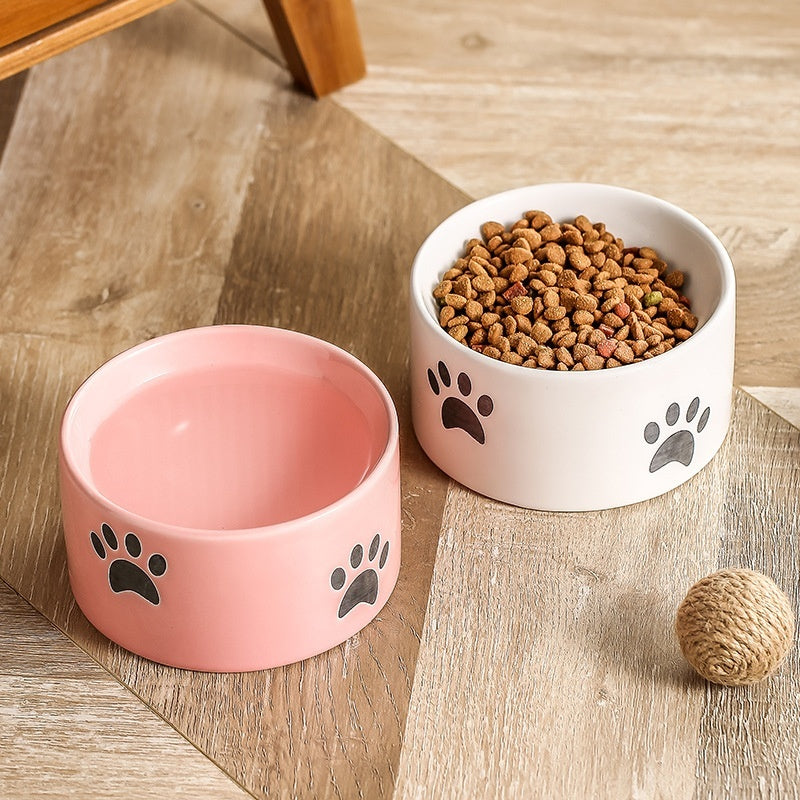 Ceramic Cat Feeding Bowl