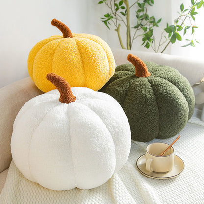 Teddy Fleece Pumpkin Pillow Sofa Pillow