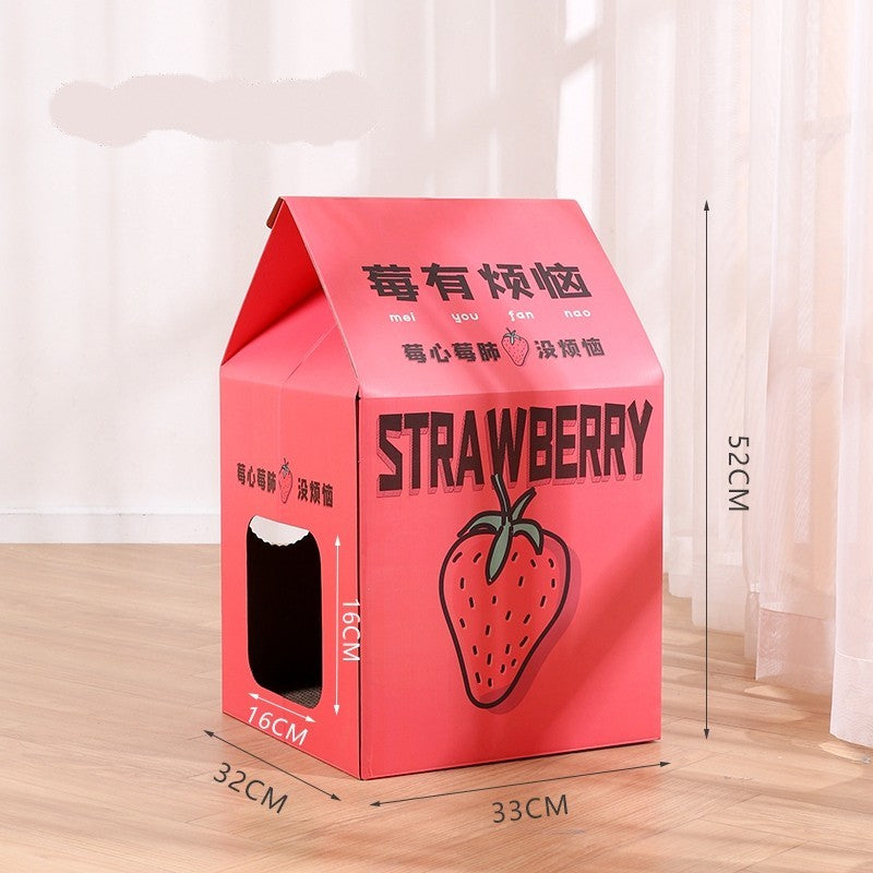 Milk Cat Juice  Box Pet Bed