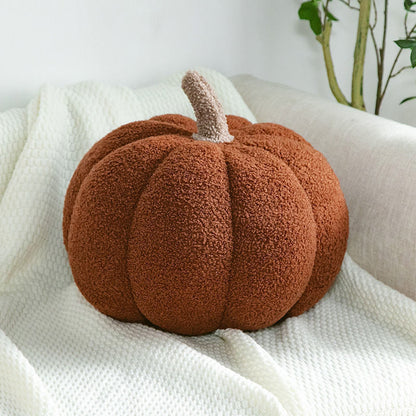 Teddy Fleece Pumpkin Pillow Sofa Pillow