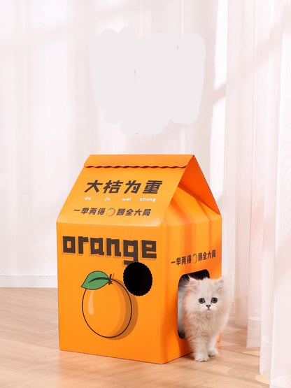 Milk Cat Juice  Box Pet Bed