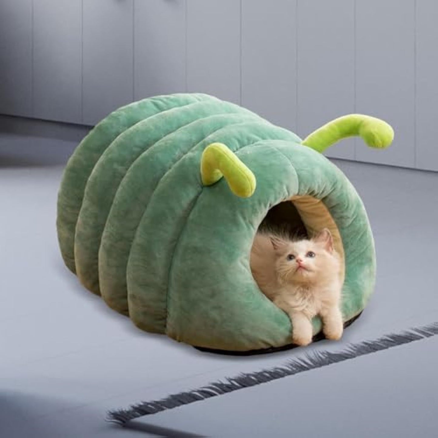 Caterpillar Shape Cat Bed