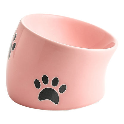 Ceramic Cat Feeding Bowl