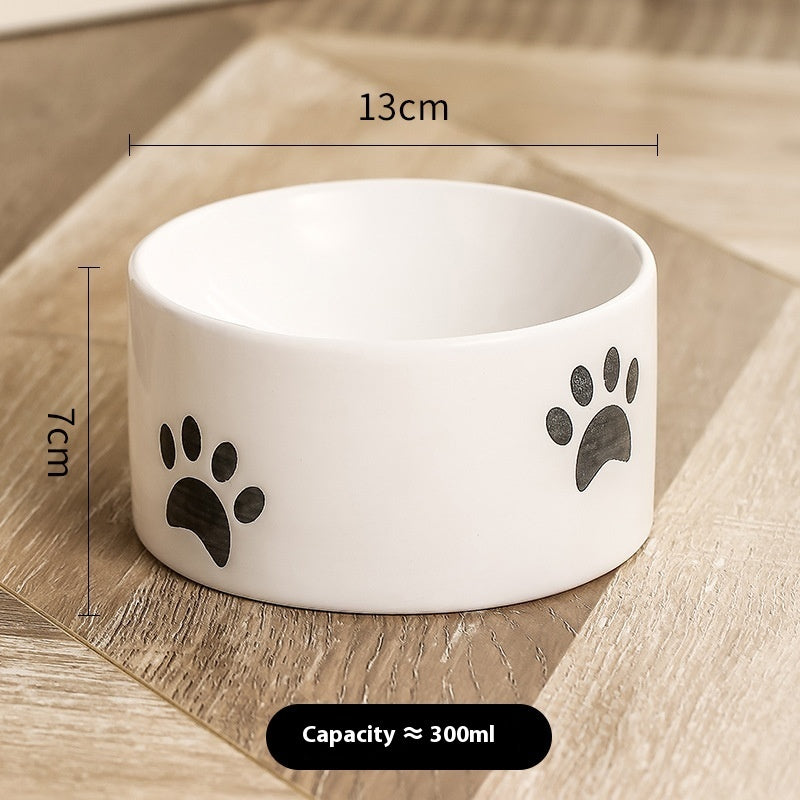 Ceramic Cat Feeding Bowl