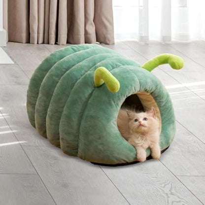 Caterpillar Shape Cat Bed