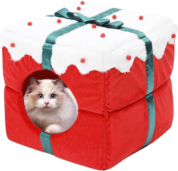 Christmas Cat House