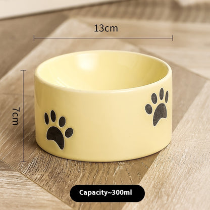 Ceramic Cat Feeding Bowl