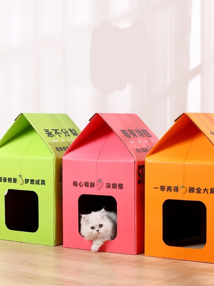 Milk Cat Juice  Box Pet Bed